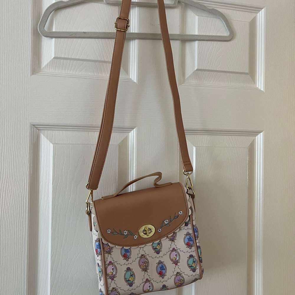 Disney Tan Crossbody Bag with Classic Design